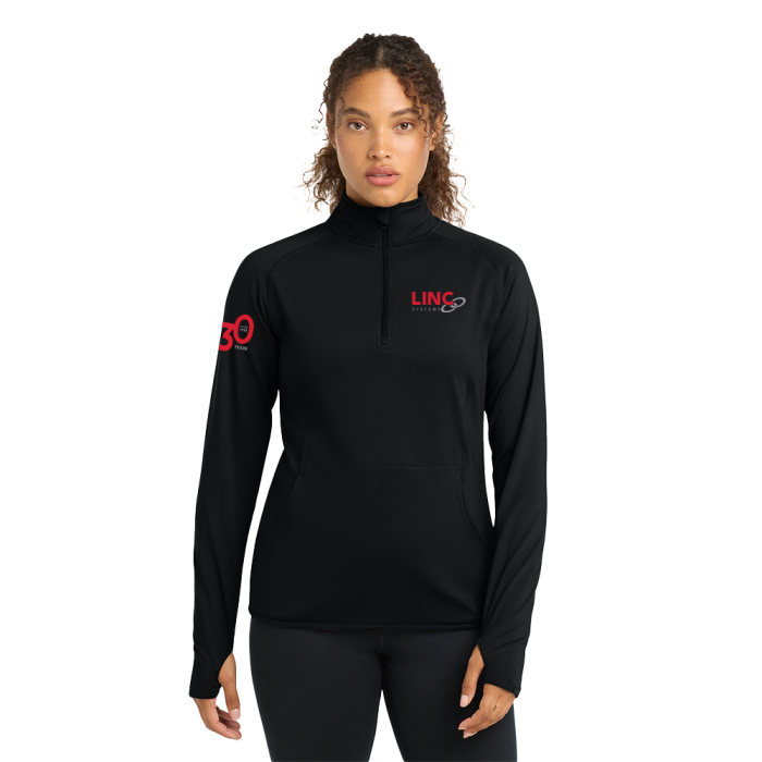 Ladies Sport-Tek Sport-Wick Stretch 1/2-Zip Pullover